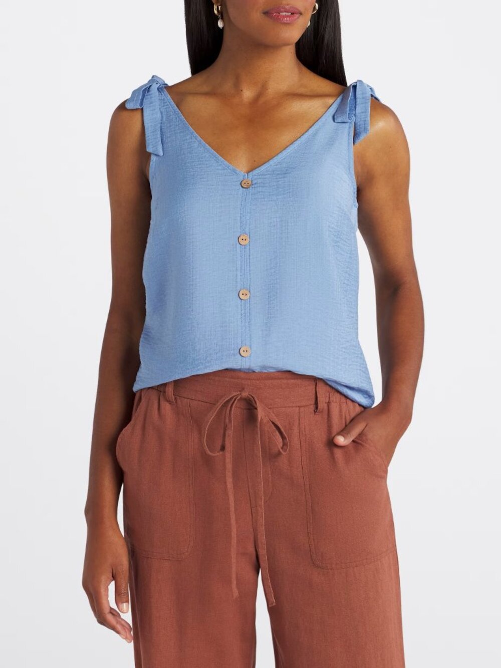 Bonnie Button Detail Blouse